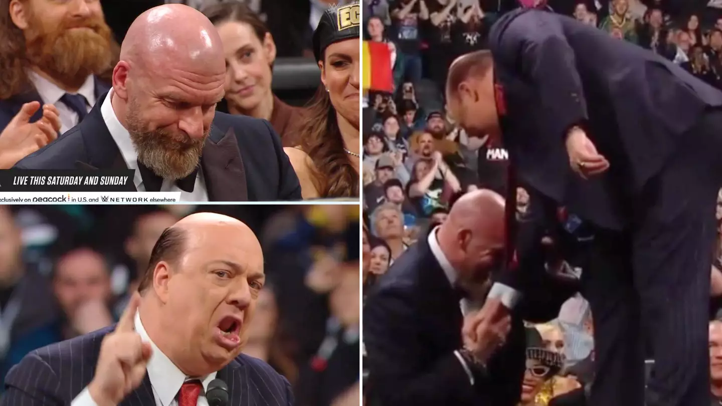 Triple H was visibly taken aback by Paul Heyman's incredible speech during WWE Hall of Fame ceremony