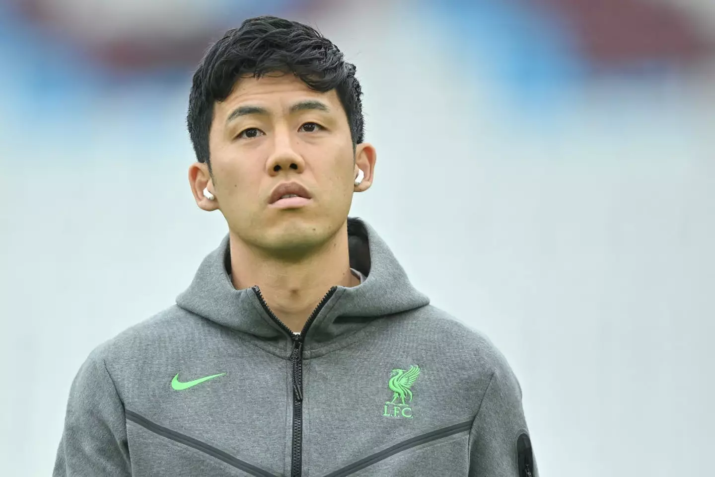 Wataru Endo has been linked with a move away from Liverpool (Image: Getty)