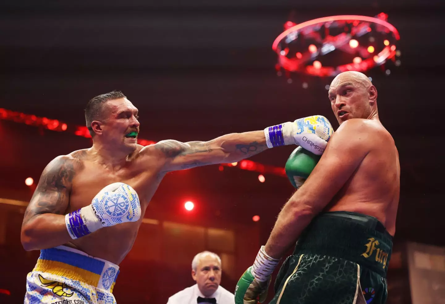 Tyson Fury was defeated by Oleksandry Usyk by split decision in May. (Image: Getty)