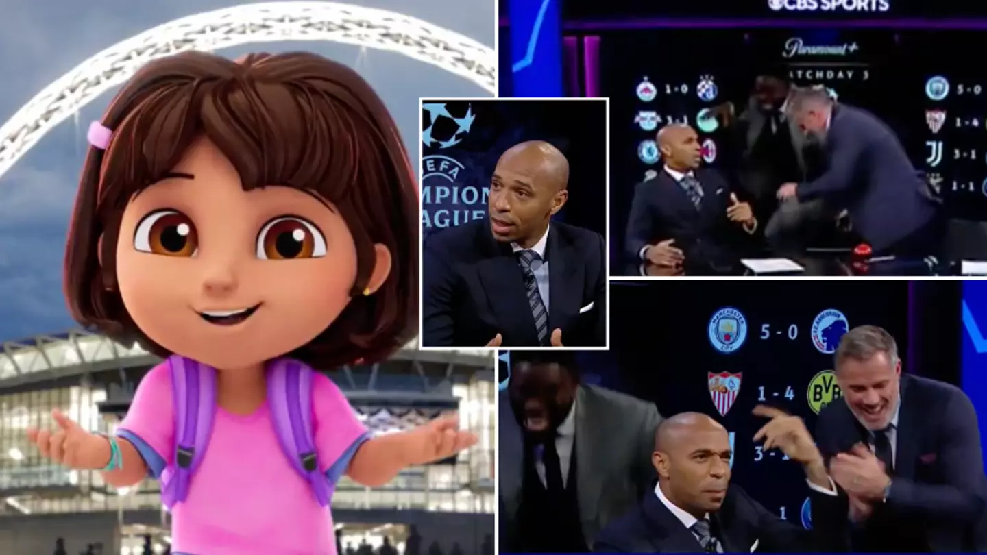 Thierry Henry was violated by Dora the Explorer during CBS’ Champions League final coverage