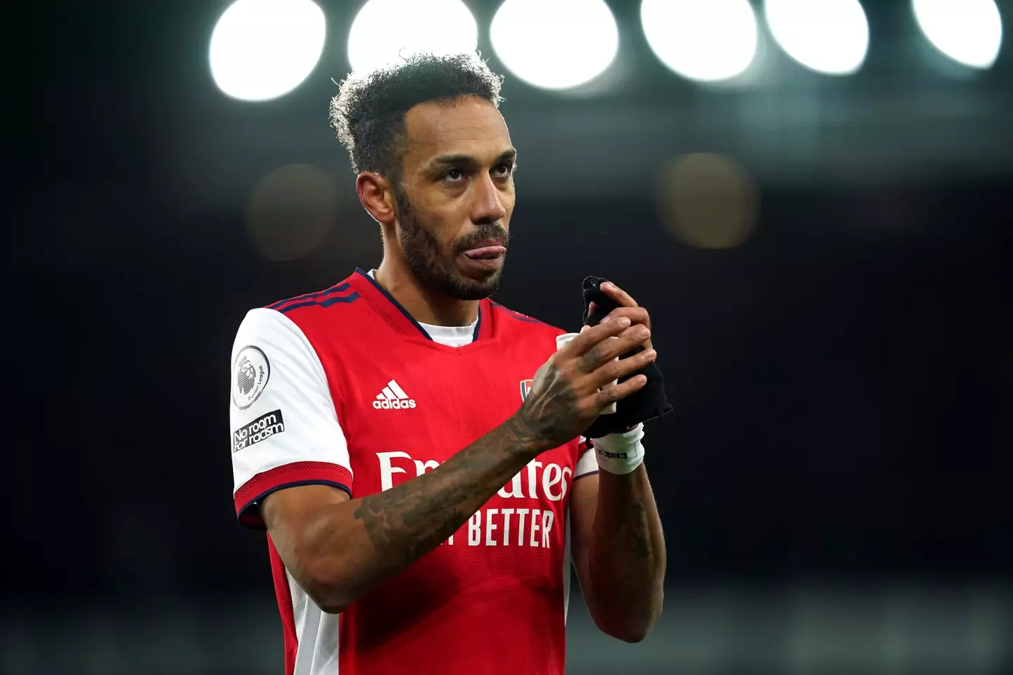 Aubameyang has been stripped of the Arsenal captaincy (Image credit: PA)
