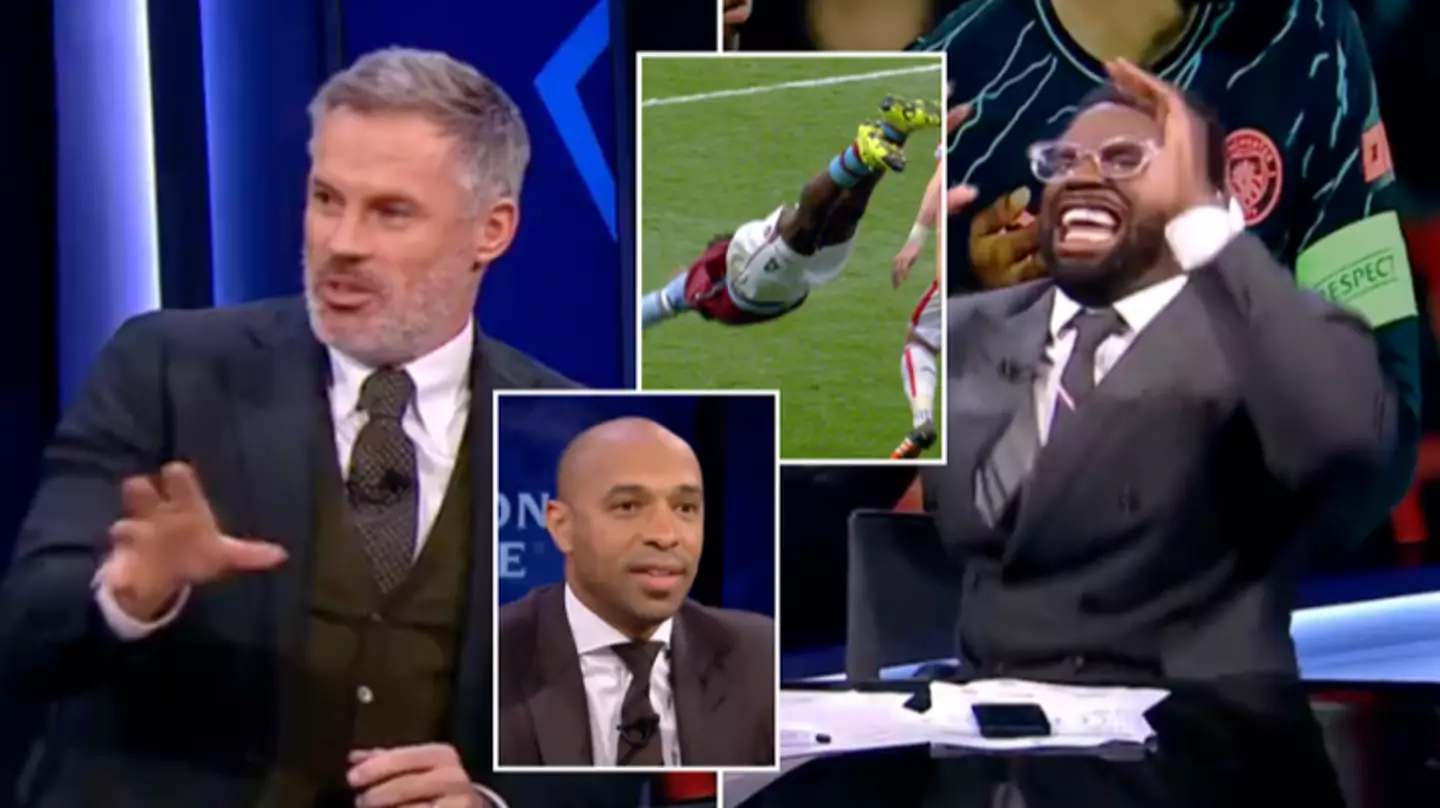 Jamie Carragher and Thierry Henry savaged Micah Richards with old footage of him diving