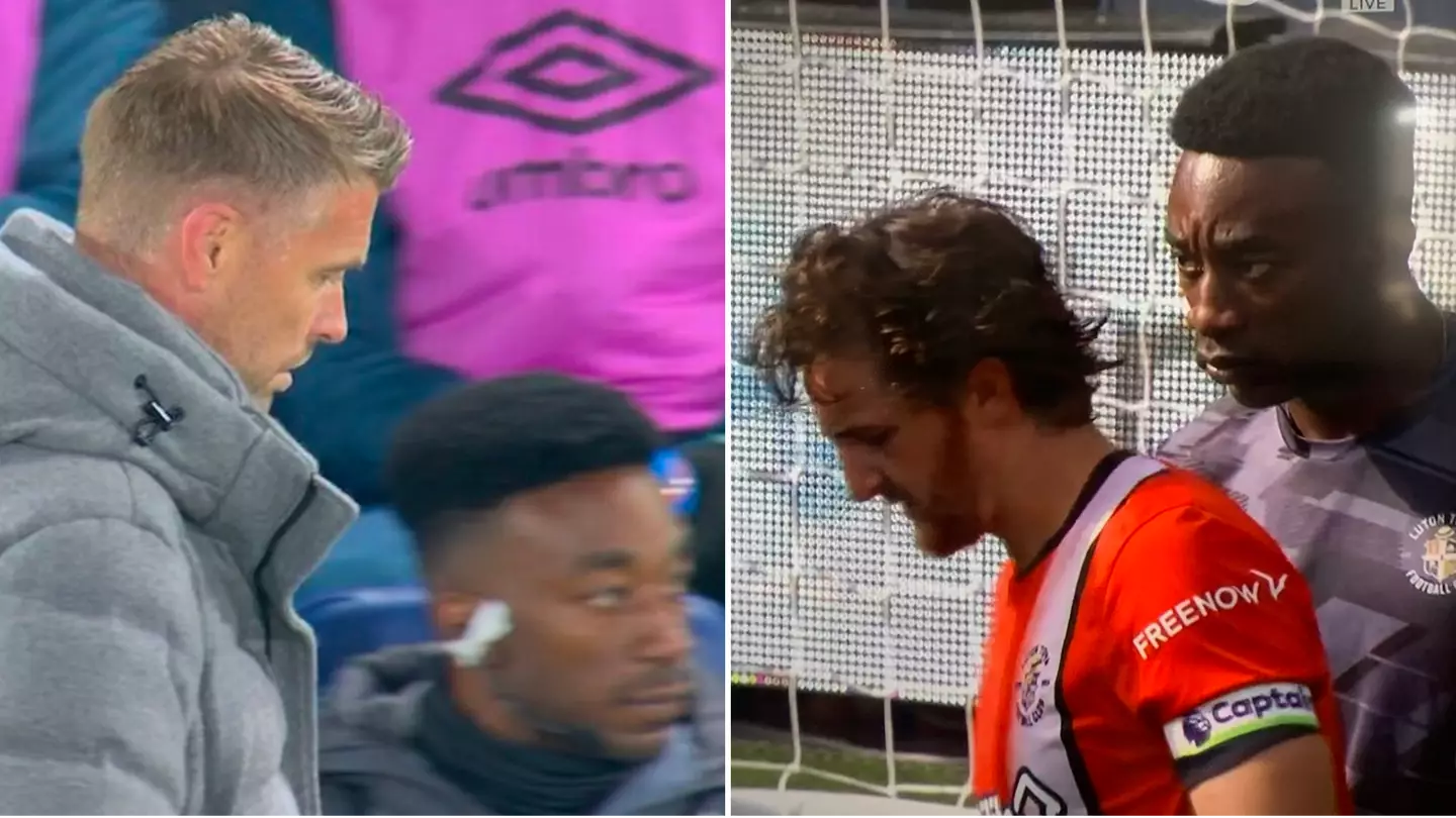 Fans surprised after spotting who Luton’s club doctor is during Premier League clash against Arsenal