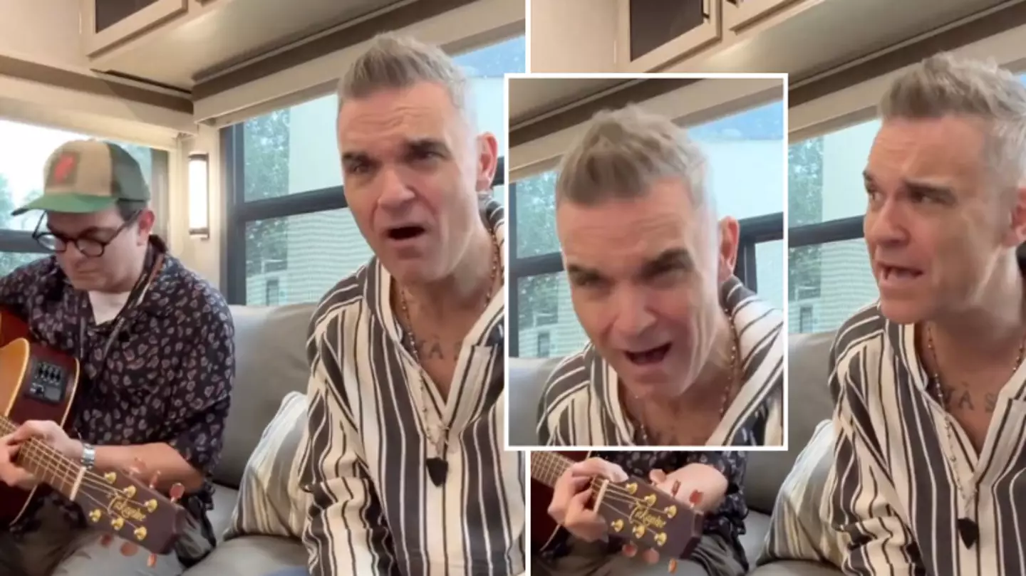 Robbie Williams singing about Spurs boss Ange Postecoglou is 2023's wildest crossover