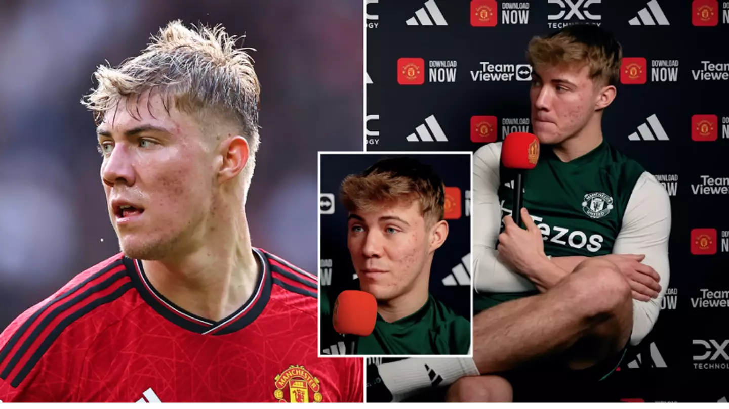 Rasmus Hojlund hits out at 'fake news' after recent claims over his Man Utd teammates