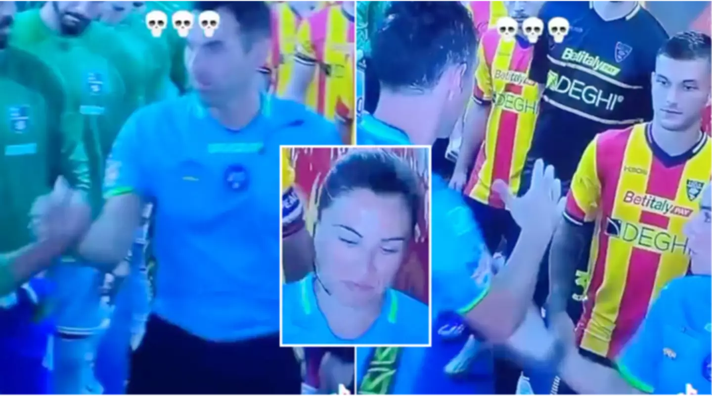 Female official who had handshake 'snubbed' by Serie A ref defends him from sexism allegations