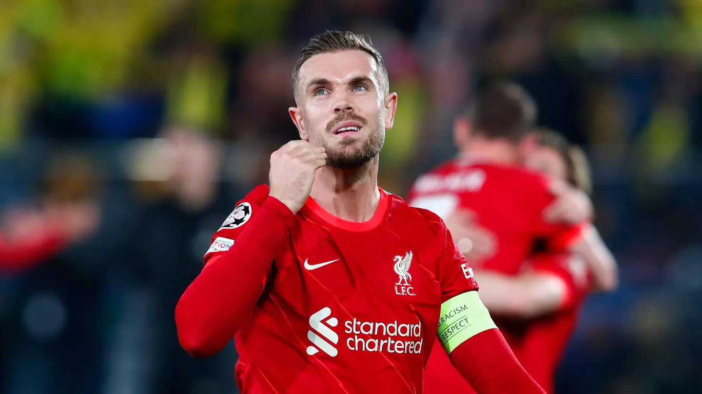 Jordan Henderson in action for Liverpool in the Champions League. Image: Alamy