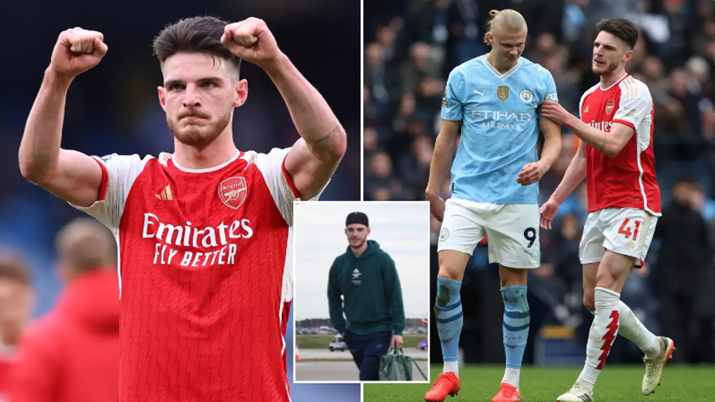 Declan Rice told former teammate about Arsenal's 'game plan' ahead of Man City game