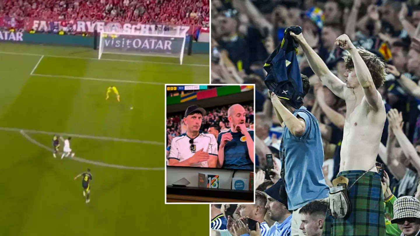 Fans were shouting at their TV screens after spotting who was in crowd during Scotland vs Switzerland game