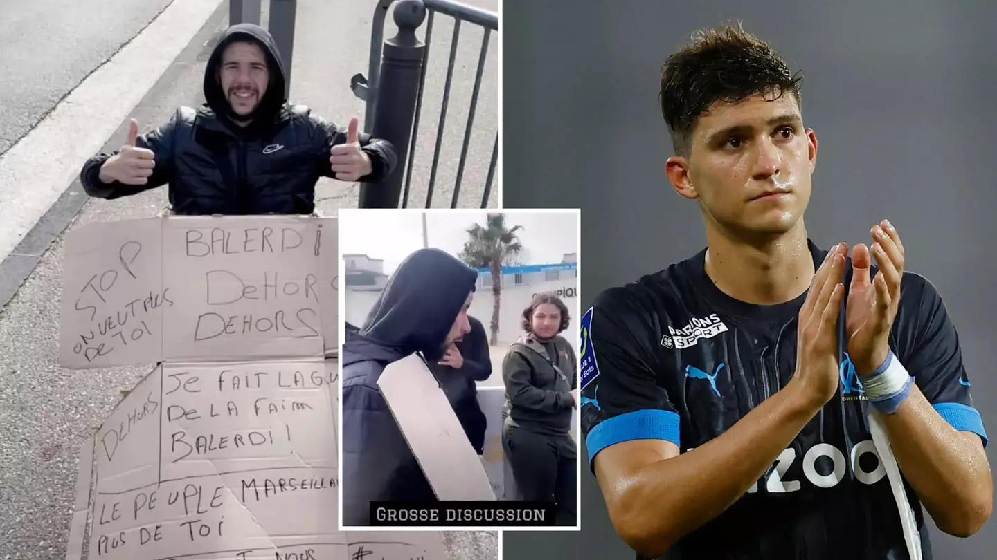 Marseille fan goes on hunger strike to protest against defender Leonardo Balerdi