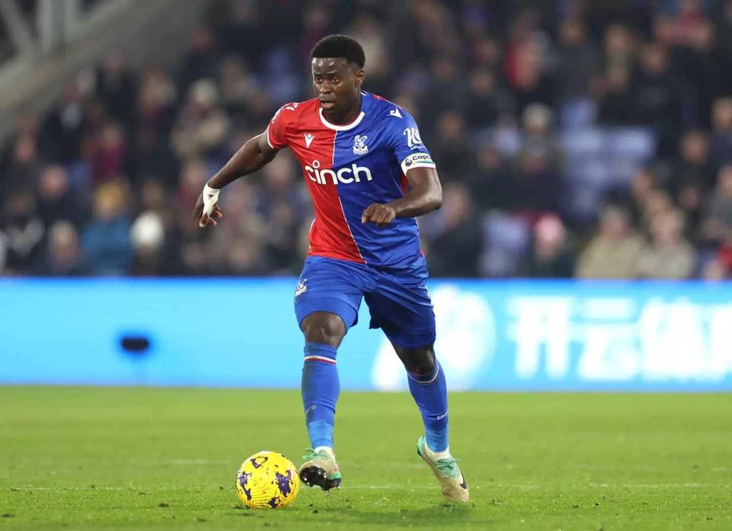 Guehi made 29 appearances for Crystal Palace in the 2023/24 season. (Image: Getty)