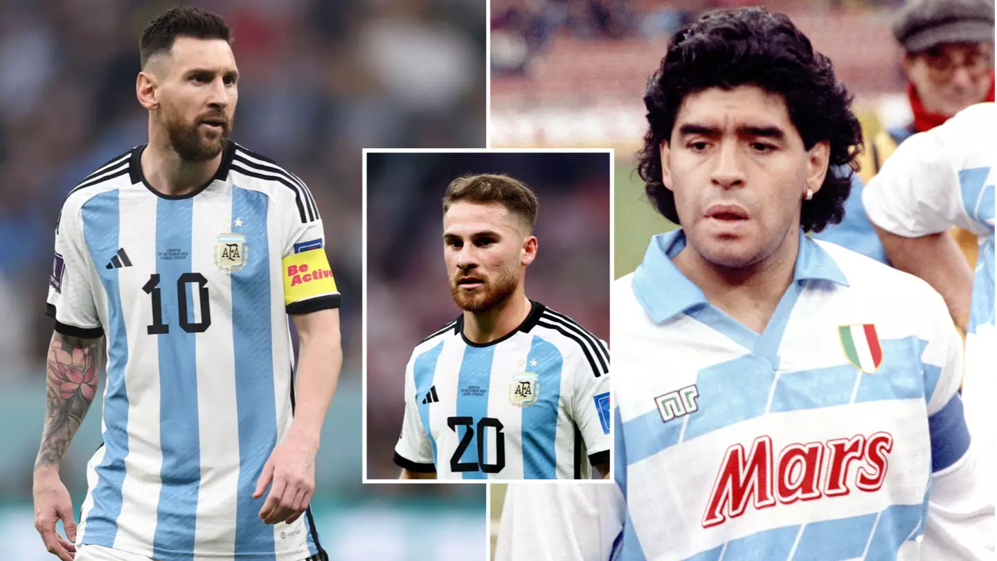 Argentina star Alexis Mac Allister argues with his dad about Lionel Messi and Diego Maradona