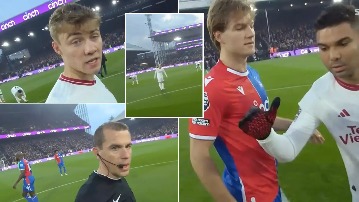 Ref cam footage from Crystal Palace's win over Man Utd released and makes for fascinating viewing