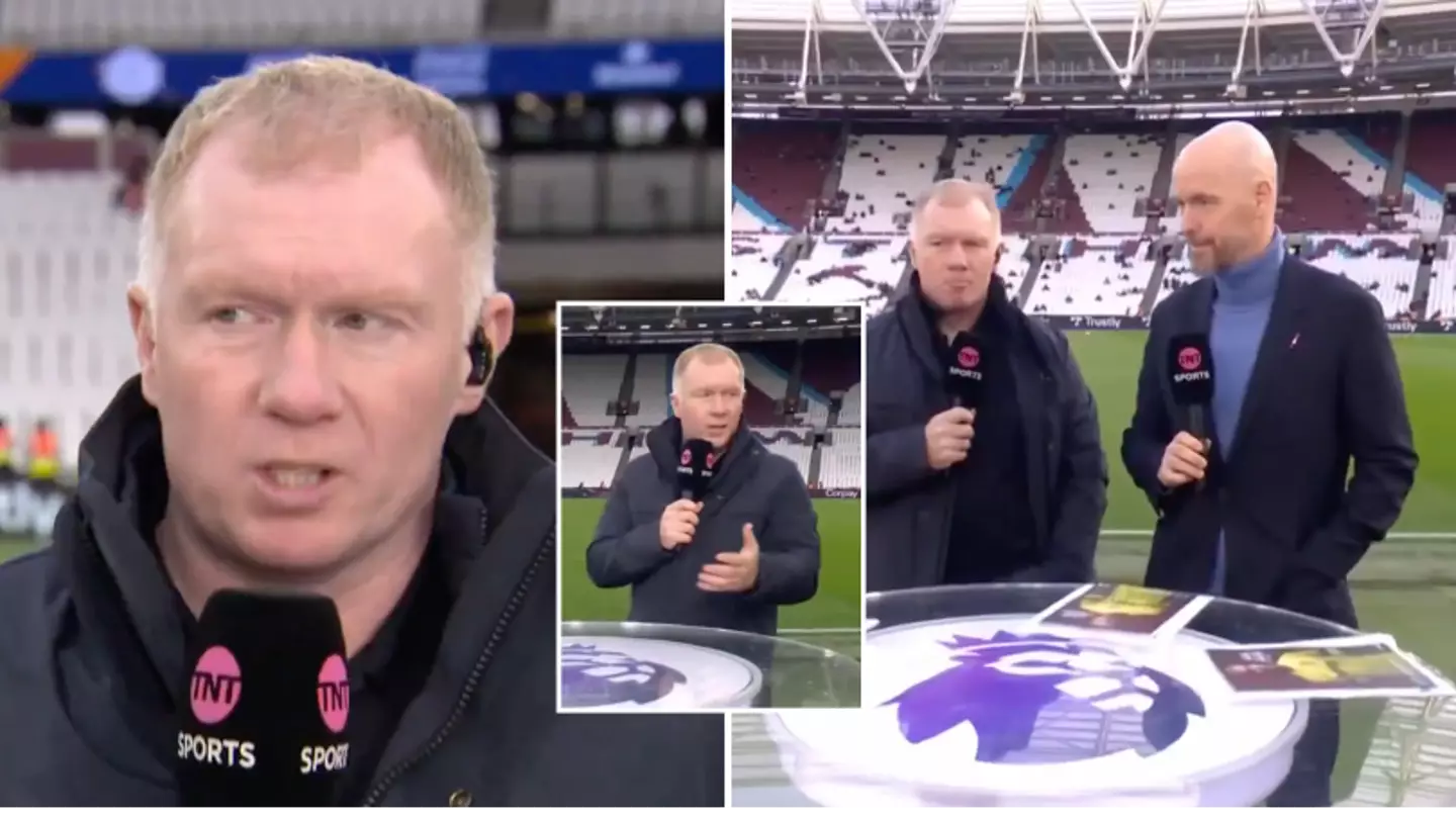 Paul Scholes asks 'does he have a release clause' after hearing discussion about player during Man Utd game