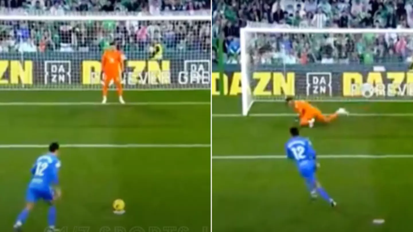 Fans amazed as Mason Greenwood scores penalty with his weak foot for Getafe