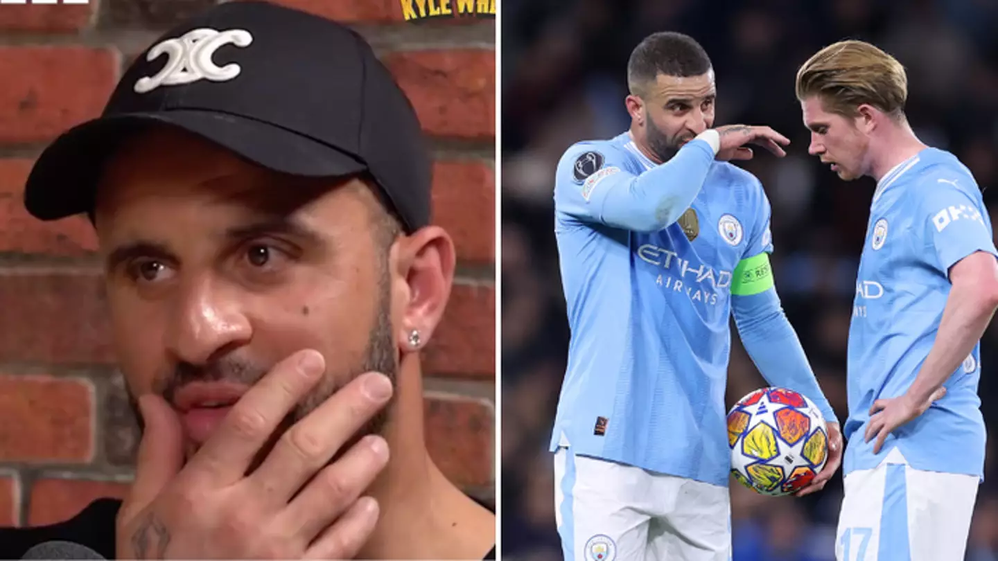 Kyle Walker finally reveals the real reason why footballers speak behind their hands on the pitch