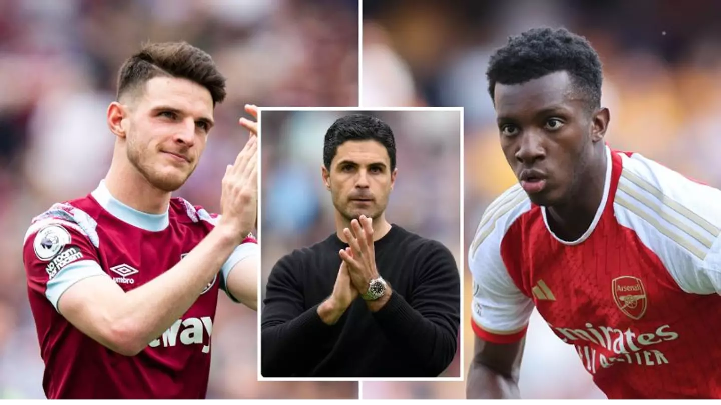 Eddie Nketiah among three Arsenal stars that could be sold amid Declan Rice pursuit