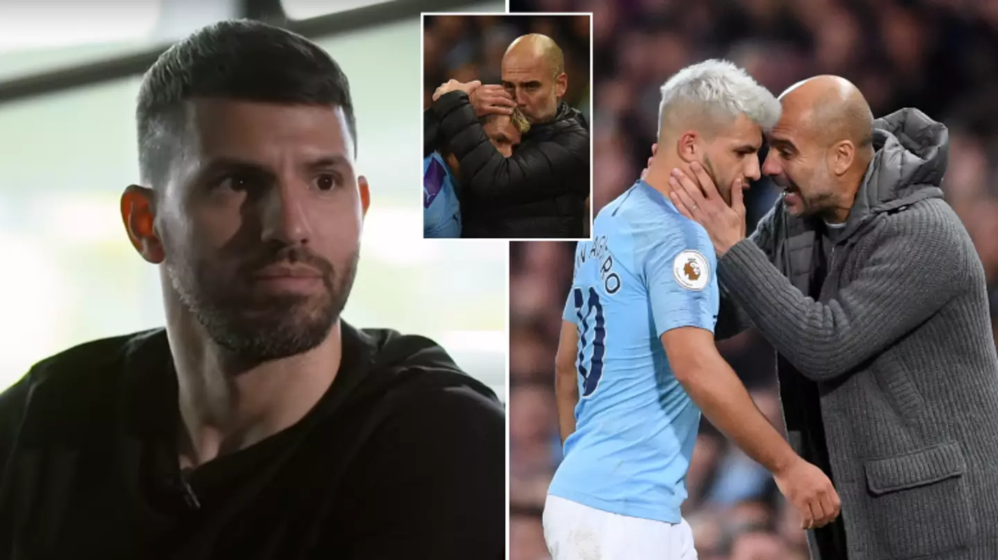 Pep Guardiola was forced to apologise to Sergio Aguero after his comment in press conference