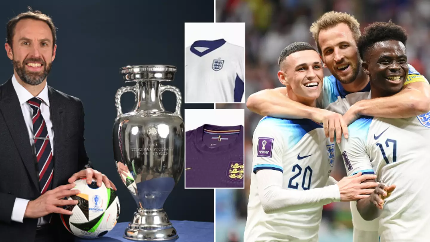 All three England kits for EURO 2024 'leaked' online as fans highlight one key issue