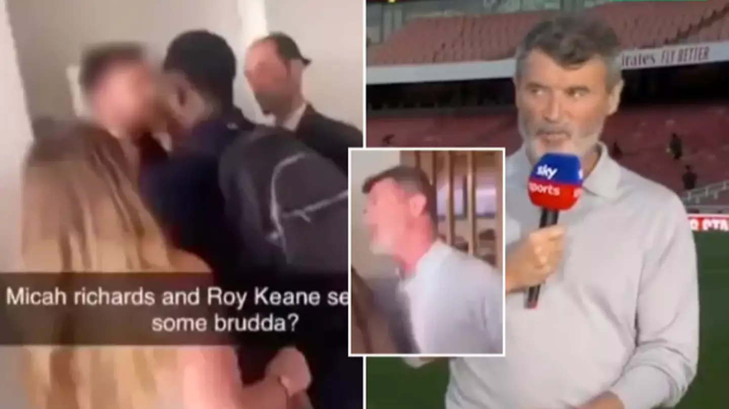 Man, 42, arrested on suspicion of assault after Roy Keane allegedly headbutted at Arsenal vs Man Utd