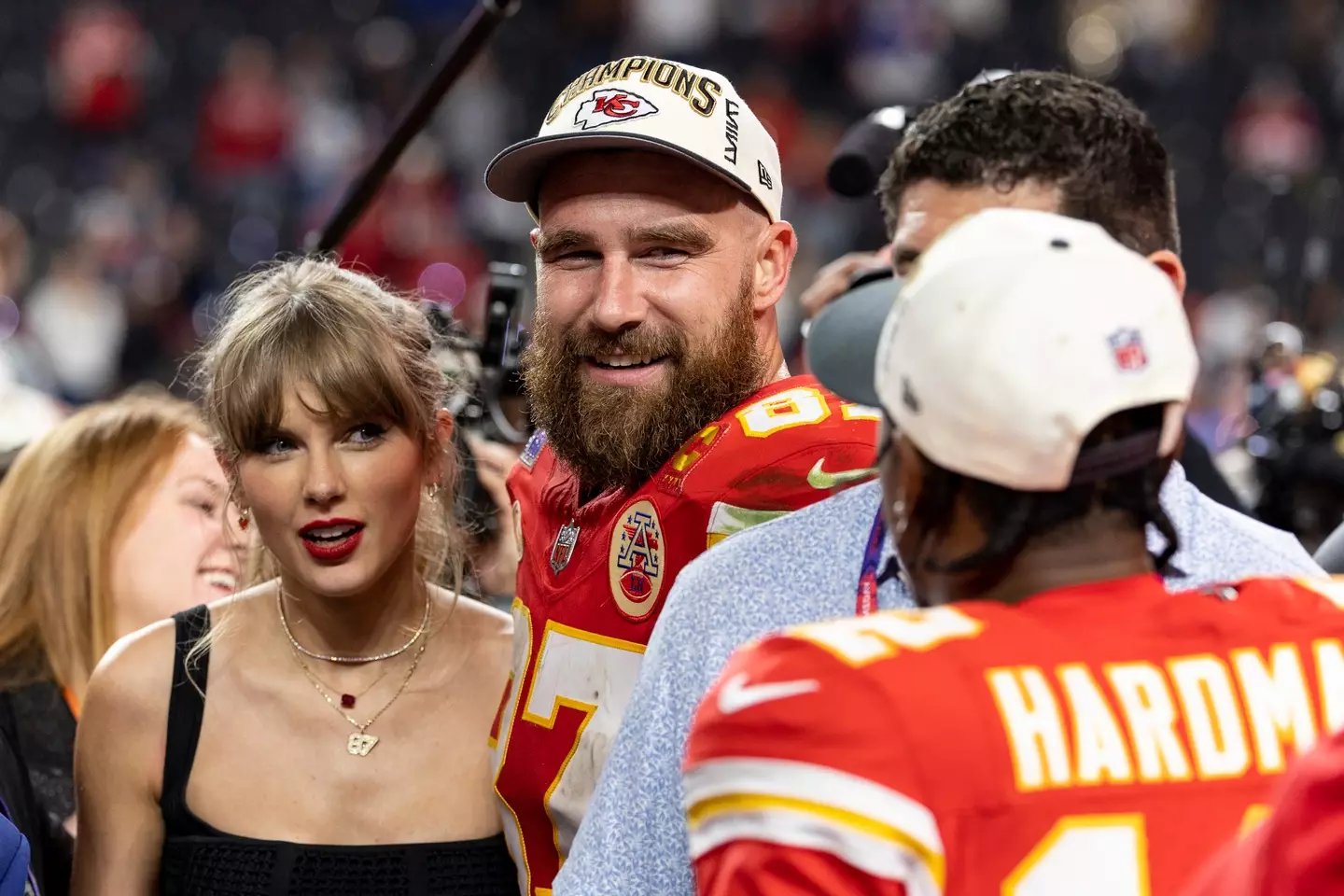Taylor Swift and Travis Kelce are among the world's most marketable couples (Getty)