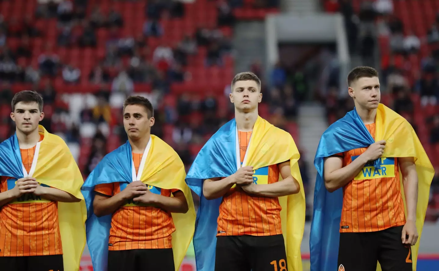 The match was part of the Shakhtar Global Tour for Peace (Image: PA)