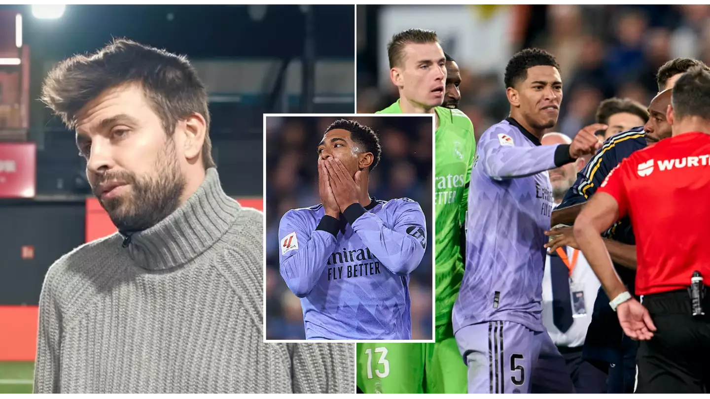 Gerard Pique wades into Jude Bellingham red card controversy after disallowed Real Madrid winner