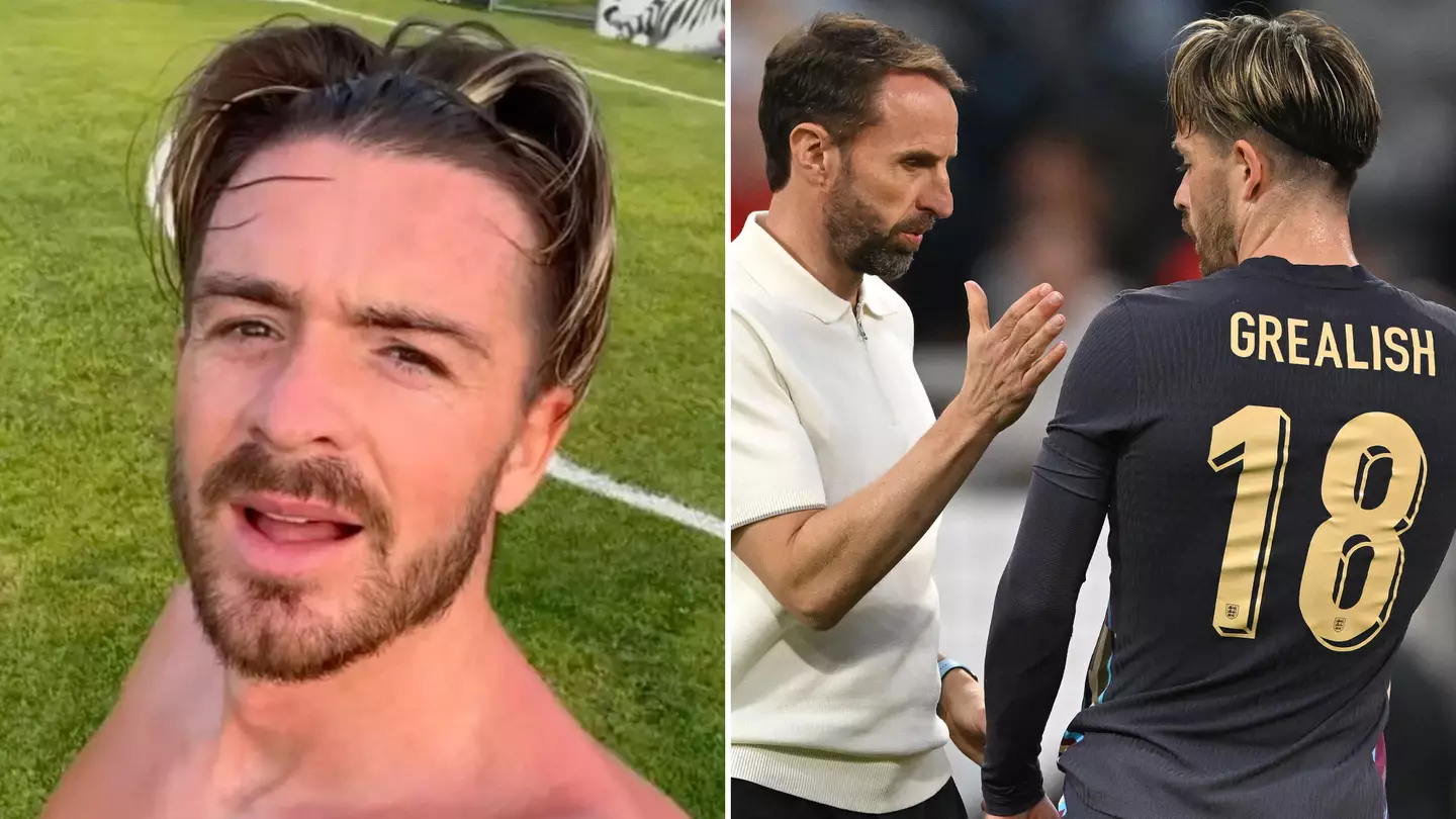 Jack Grealish uploads footage of himself training at another club after England snub