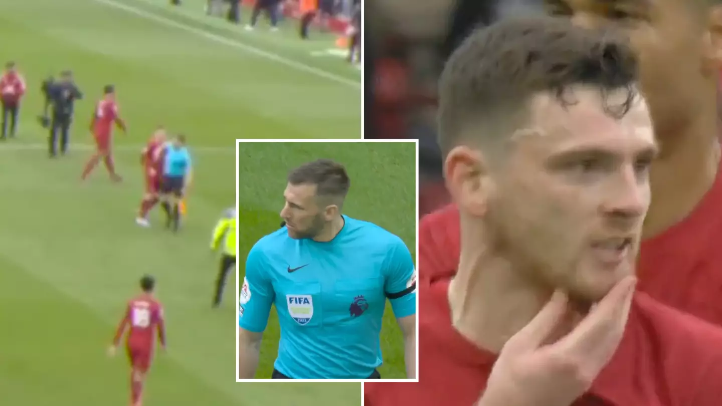 Controversial linesman's career in 'jeopardy' if found guilty of elbowing Andy Robertson