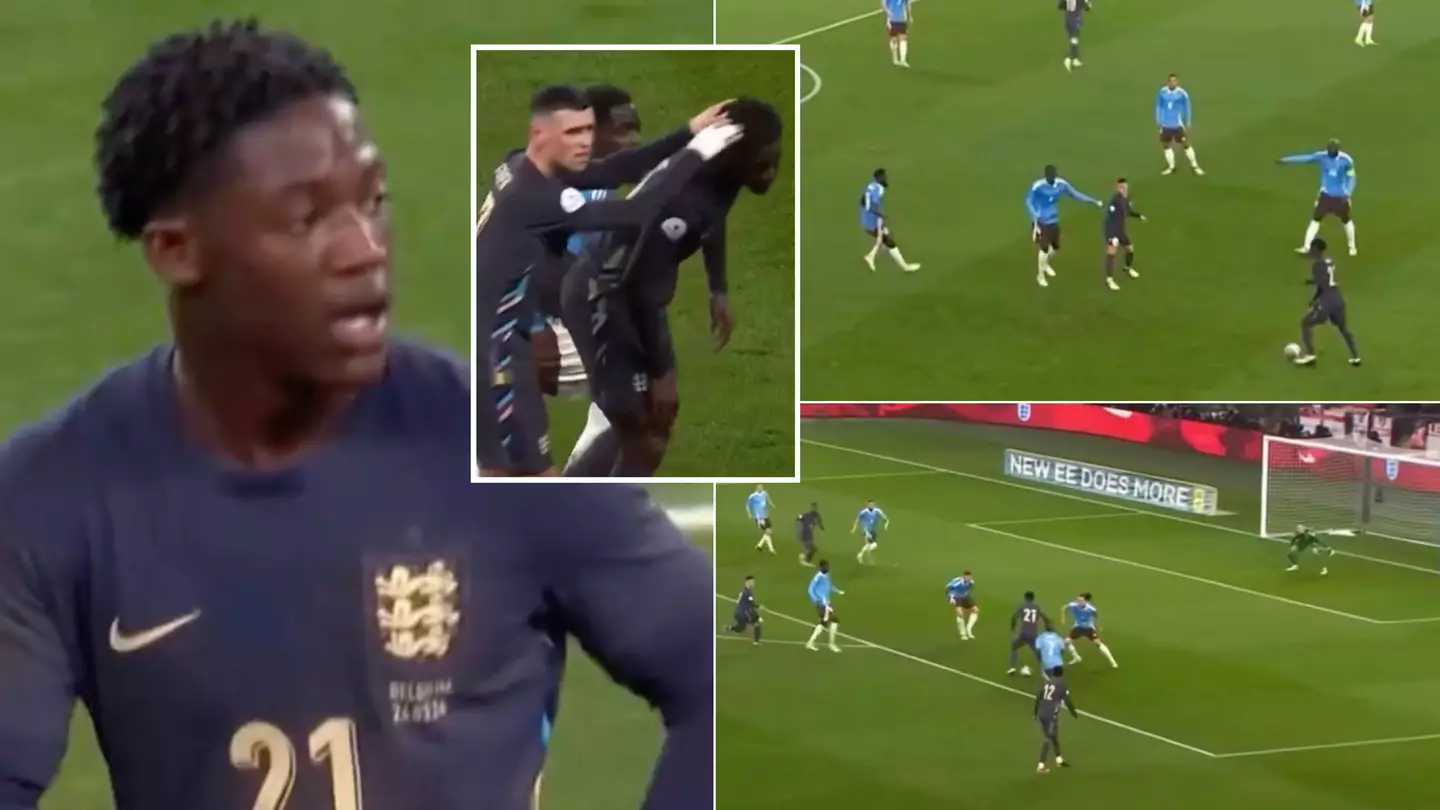 Incredible compilation from Kobbie Mainoo's full England debut shows he must go to the Euros
