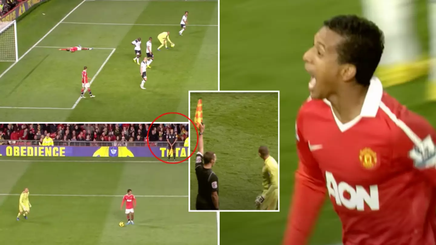 Nani scored the strangest goal in Premier League history vs Spurs, it still confuses fans to this day