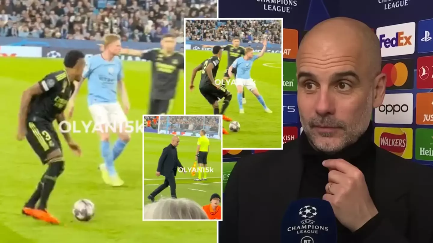 Kevin De Bruyne appeared to tell Pep Guardiola to 'shut up' during heated debate in Real Madrid win