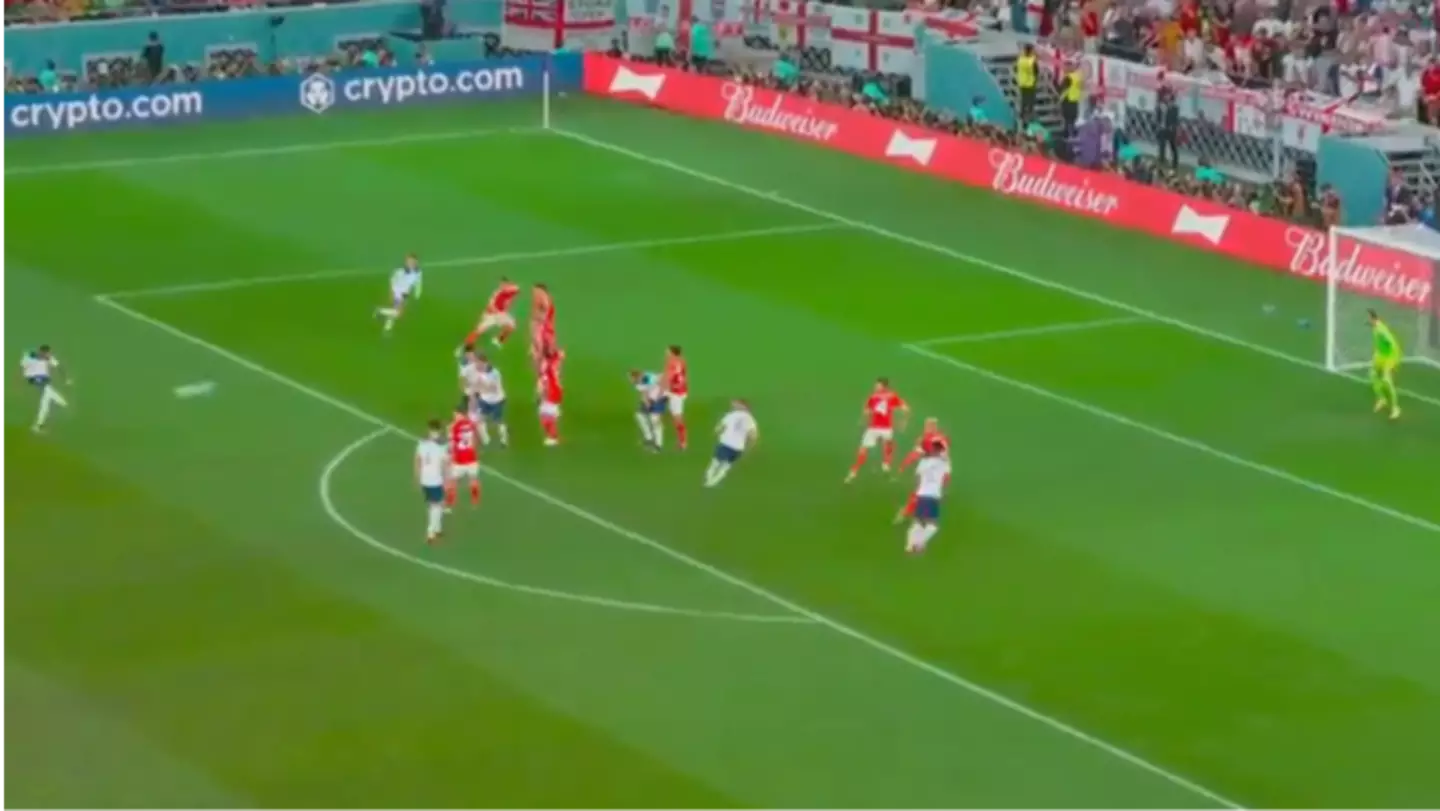 Marcus Rashford scores stunning free kick to give England the lead, it could be the goal of the tournament