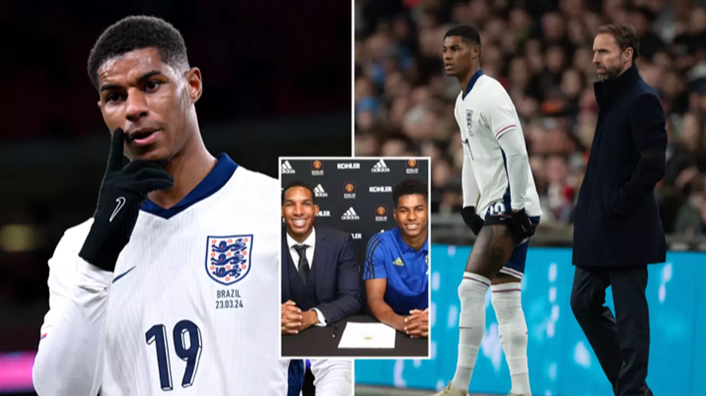 Marcus Rashford's brother posts immediately after England draw with Denmark and it's gone viral