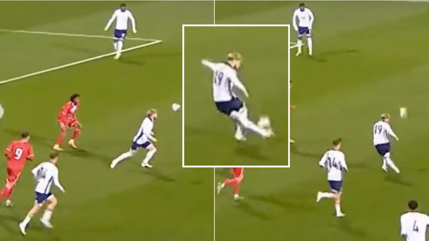 Harvey Elliott defies logic with ridiculous pass during England U21s game