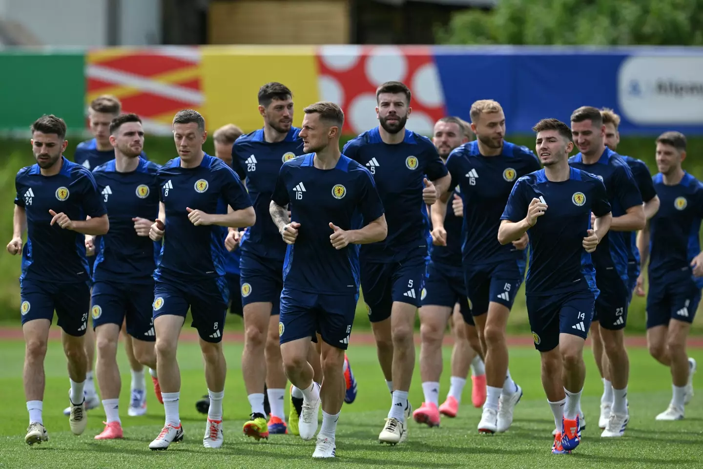 Scotland face Hungary at the same time as Germany vs. Switzerland. Image: Getty