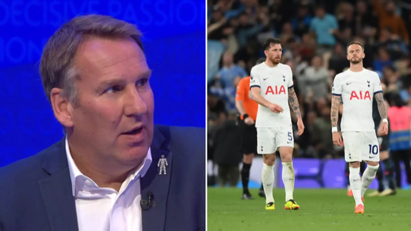 Paul Merson sends perfect reply to Tottenham fan making Arsenal dig after Man City win