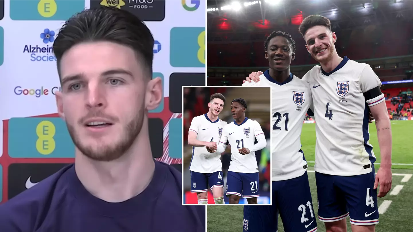 Declan Rice gives honest assessment of Kobbie Mainoo after 'friends asked him what he's like'
