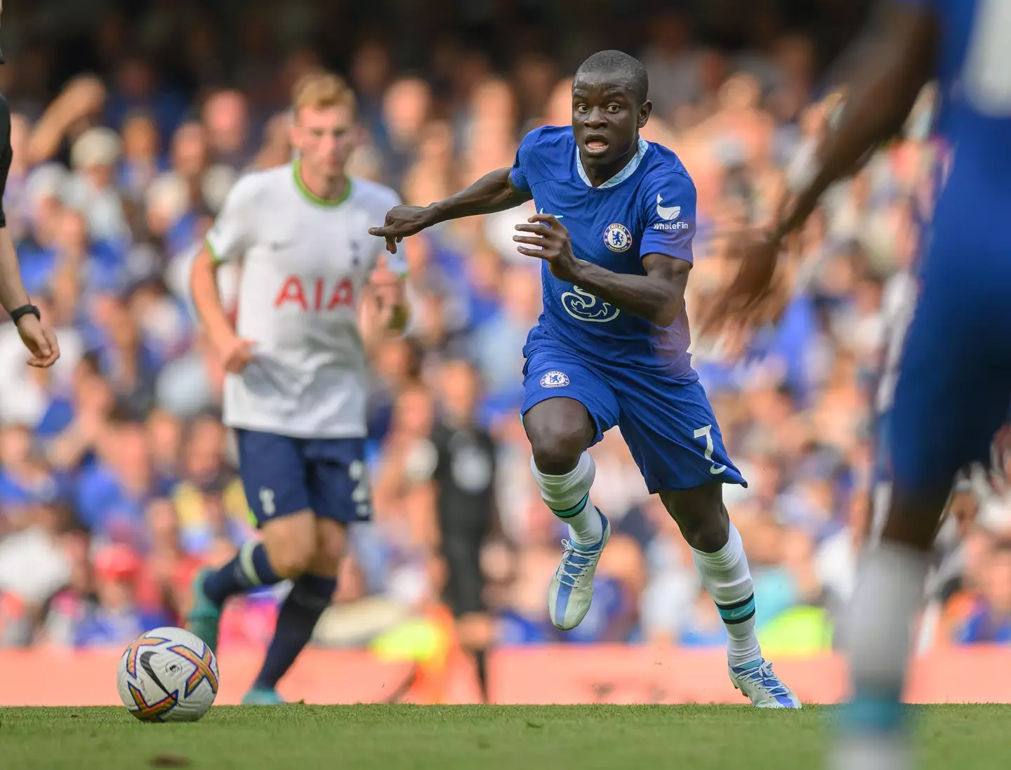 N'Golo Kante pictured in action for Chelsea (