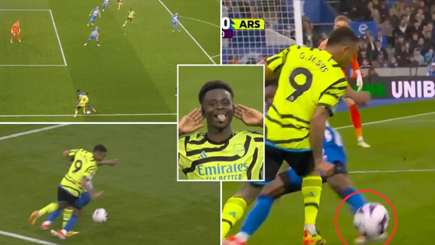 Fans fume as Arsenal awarded penalty against Brighton during crucial Premier League clash