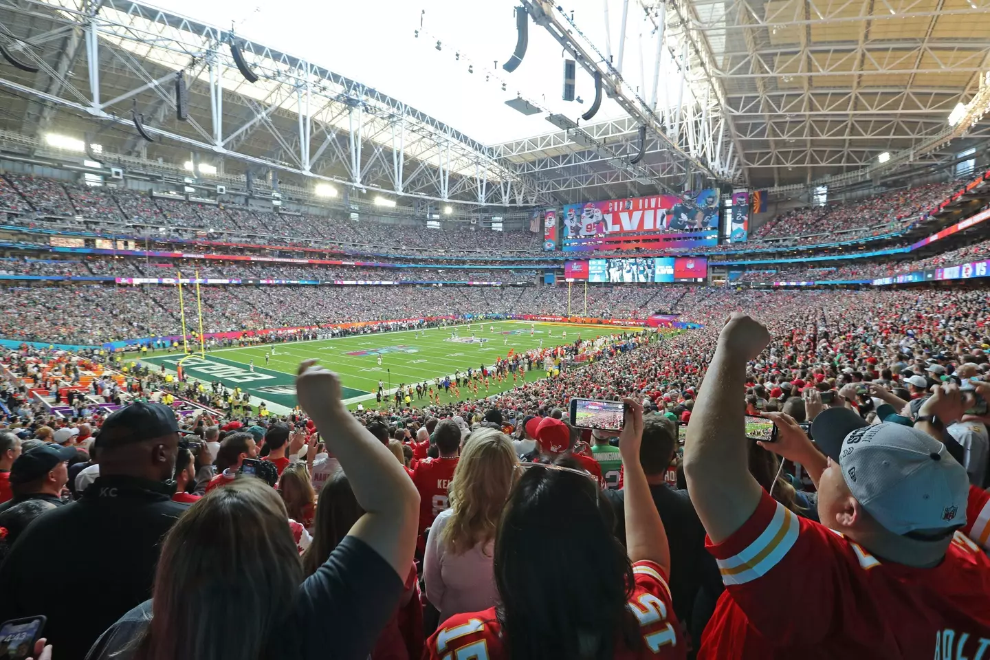 It's not just the action on the field that matters for the Super Bowl. Image: Alamy
