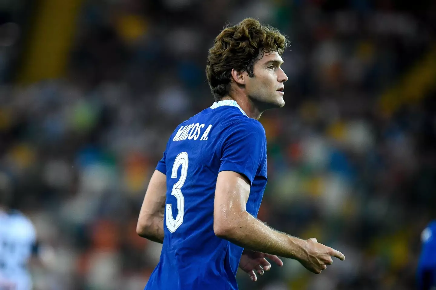 Marcos Alonso in pre-season action for Chelsea. (Alamy)