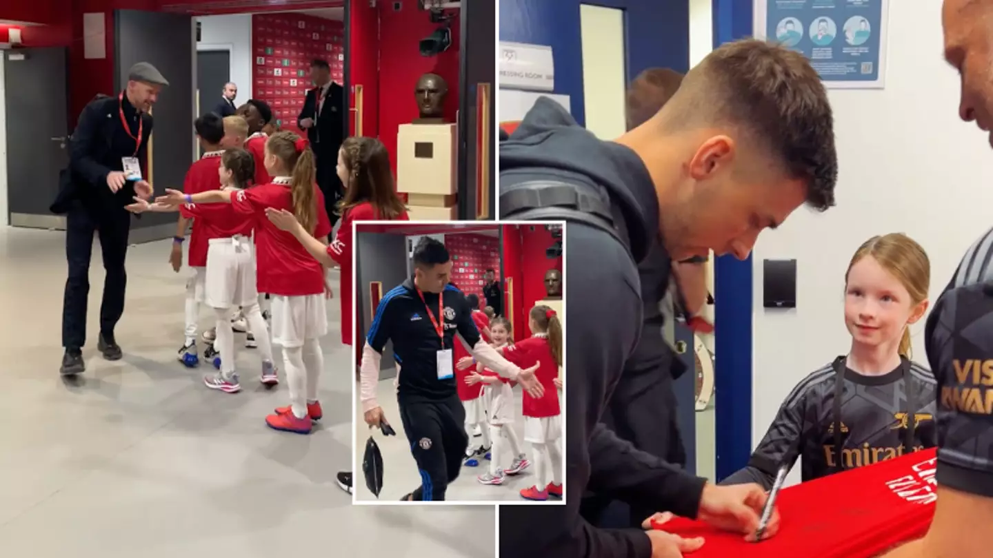 Manchester United spotted 'throwing shade' at Arsenal ahead of Brighton game with mascot video