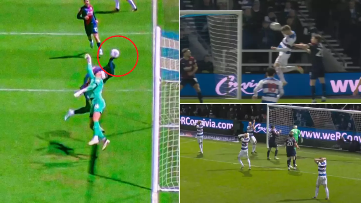 West Brom defender pulls off the 'Hand of God' and somehow got away with it