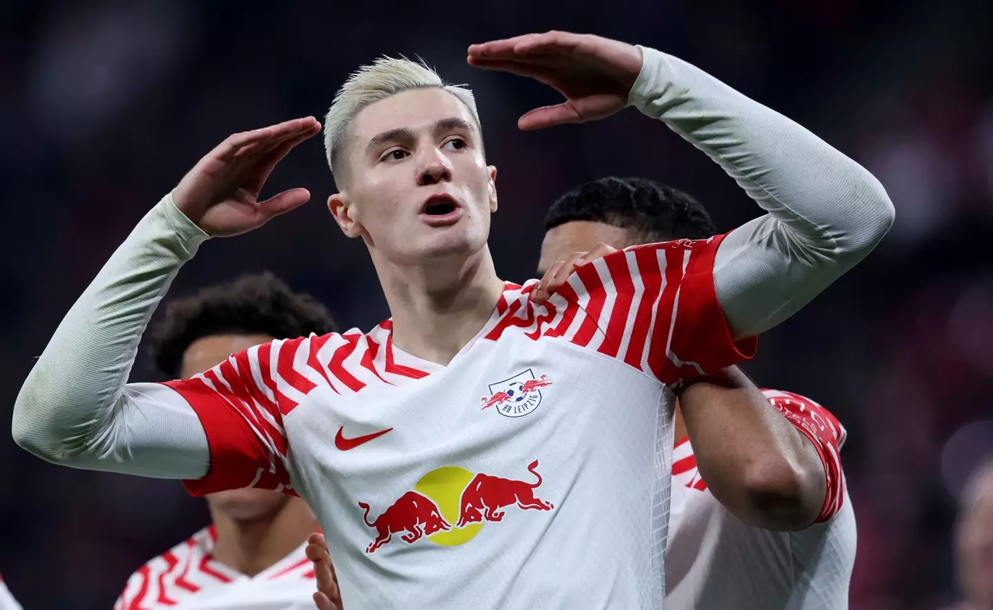 Benjamin Sesko has thrived since moving to RB Leipzig (Getty) 