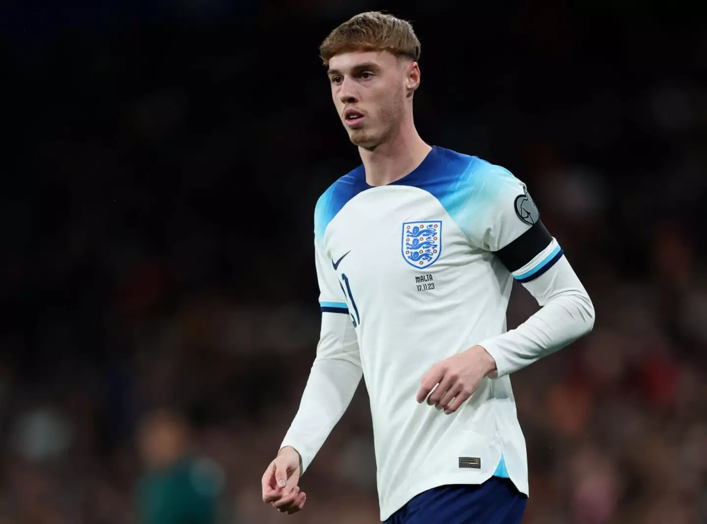 Cole Palmer made his senior England debut in last year's 2-0 win against Malta. Source: Getty