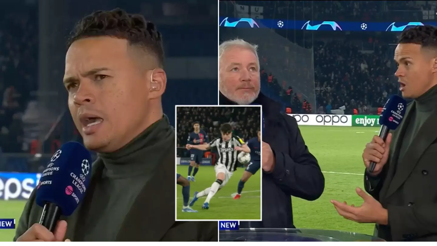 "Most disgraceful decisions" - Jermaine Jenas irate at controversial Newcastle penalty call vs PSG in furious TV rant