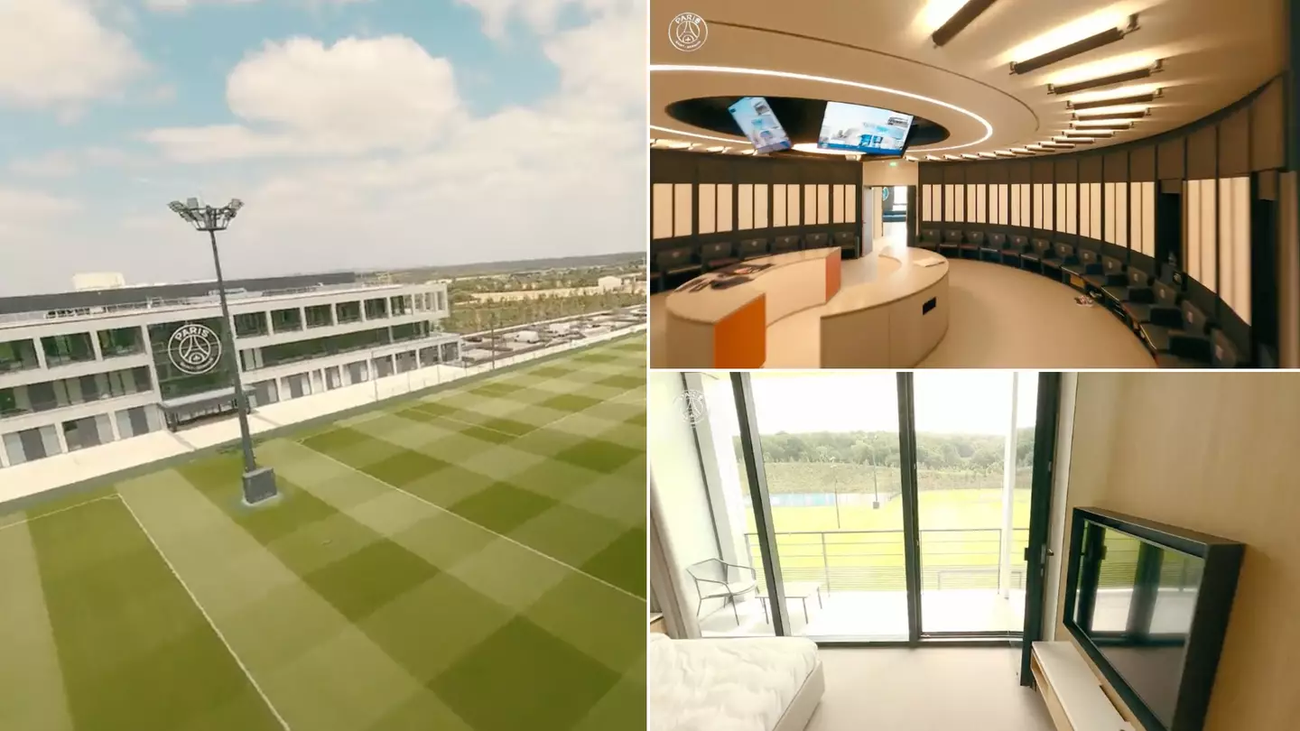 Drone footage of PSG's new £257 million training ground is insane