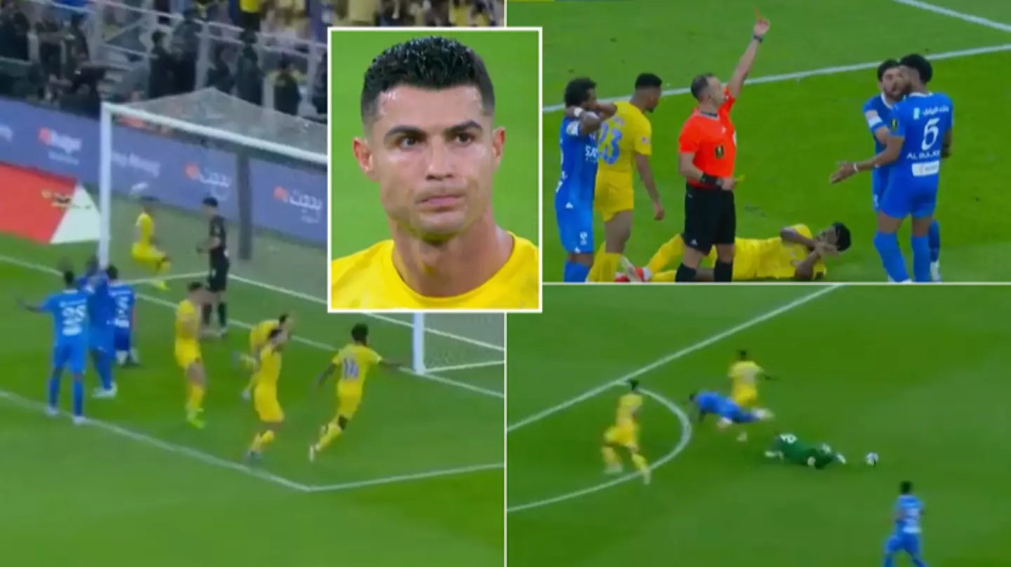 Al Hilal vs Al Nassr final ends in chaos with three red cards and late equaliser after Cristiano Ronaldo scare