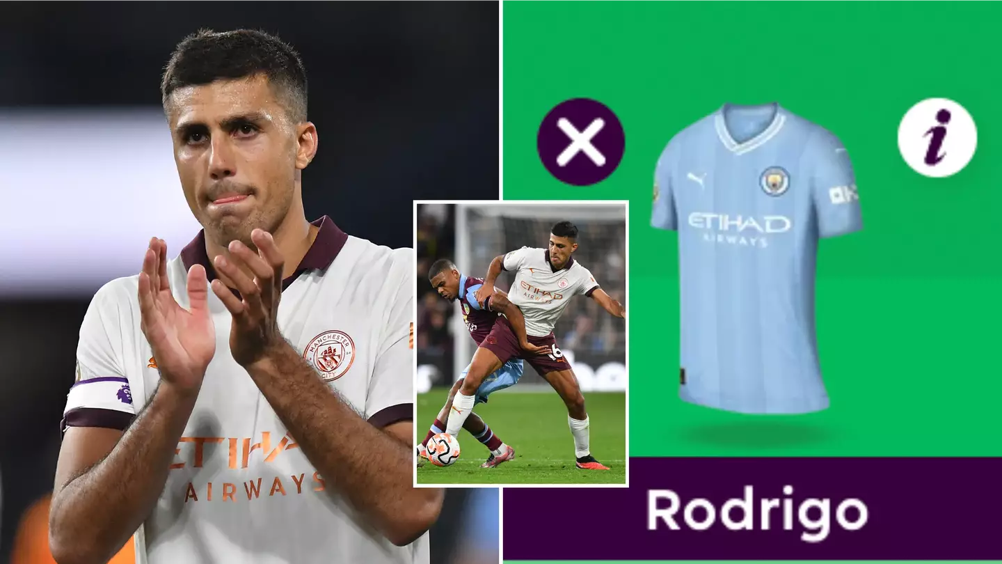 Over 100,000 people have transferred Rodri into their FPL team, he’s a bargain